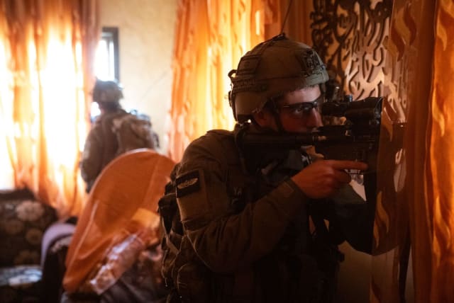  IDF troops operate in the West Bank. April 21, 2024. (photo credit: IDF SPOKESPERSON'S UNIT)