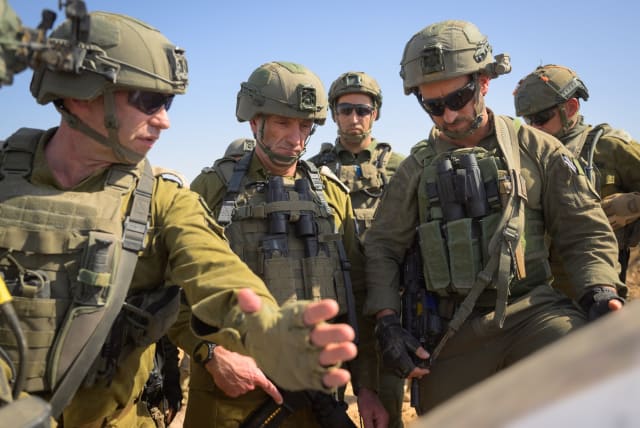  IDF Chief of Staff Herzi Halevi seen in the Gaza Strip, June 16, 2024 (photo credit: IDF SPOKESPERSON'S UNIT)