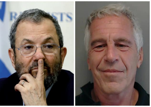 Ehud Barak and Jeffrey Epstein