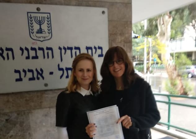 Photo of Sarah M., one of the 12 cases resolved this month by Yad La’Isha of Ohr Torah Stone.