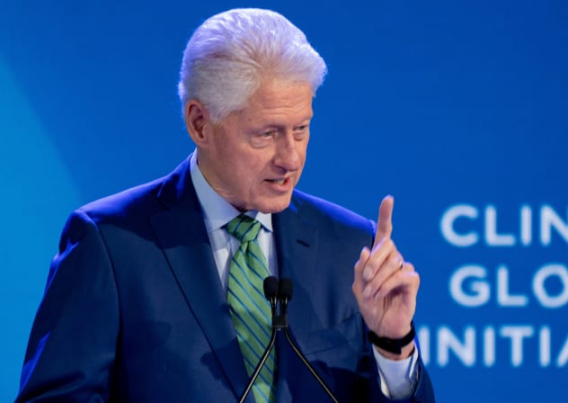 Former US President Bill Clinton speaks during the Clinton Global Initiative (CGI) meeting in Manhattan, New York City, US, September 19, 2022.