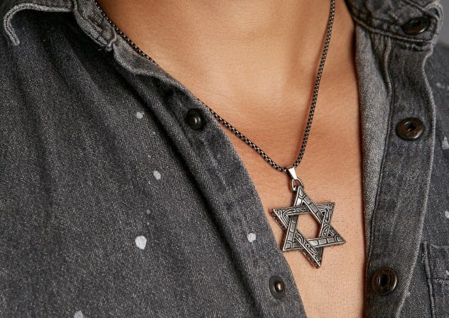 STAR OF DAVID necklace: Inside or outside your shirt?