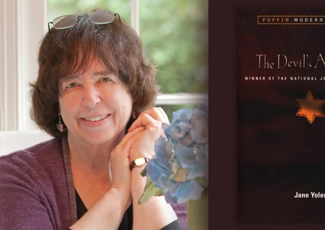 Jane Yolen and her most famous book, "The Devil's Arithmetic."
