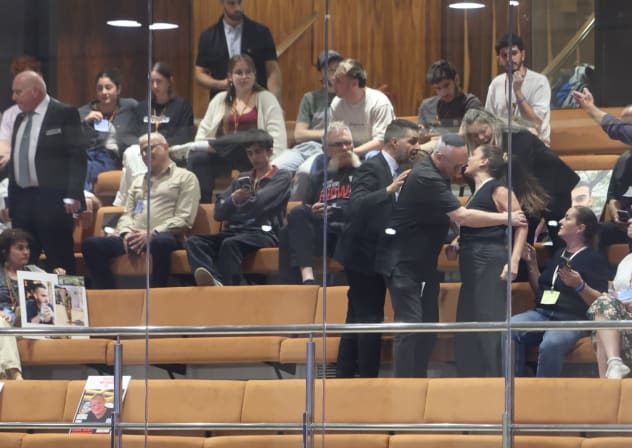 Bereaved families attend a Knesset hearing, September 14, 2025.