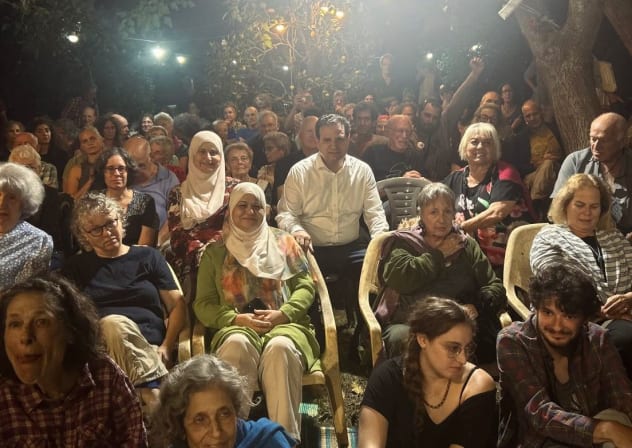 Hadash-Ta'al chairman MK Ayman Odeh at Pardes Hana.