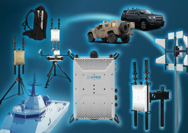 Various deployment possibilities of D-Fend's EnforceAir