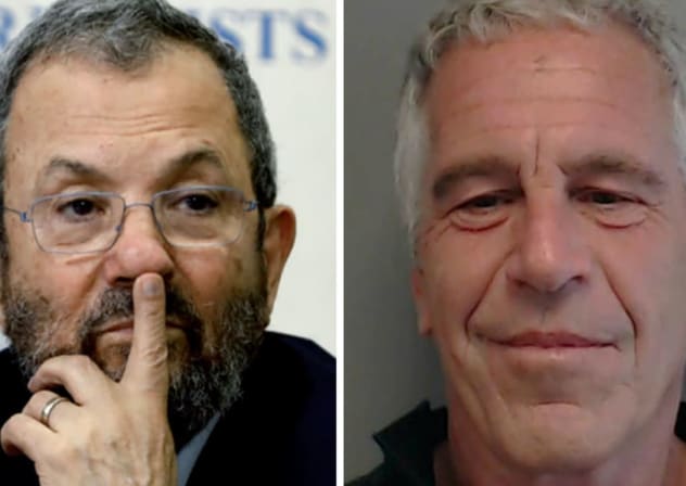 Ehud Barak y Jeffrey Epstein