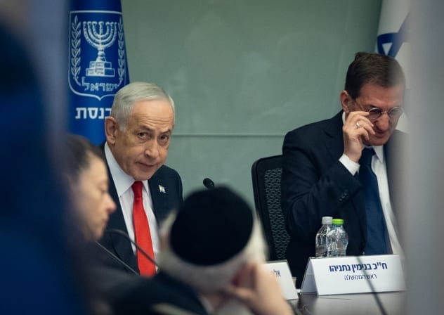 Prime Minister Benjamin Netanyahu attends a Defense and Foreign Affairs Committee meeting at the Knesset, in Jerusalem, February 5, 2026