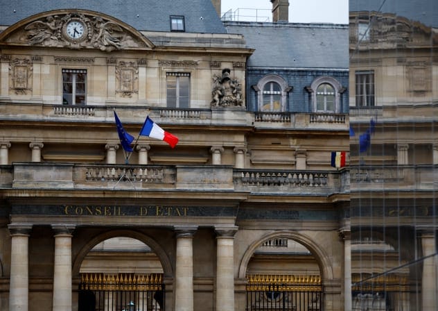 View of the Conseil d'Etat, France's highest administrative court, in Paris, France, January 25, 2024.