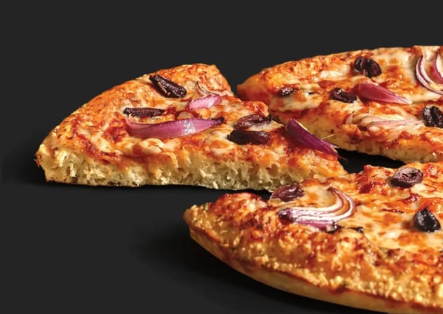Domino’s thick pizza