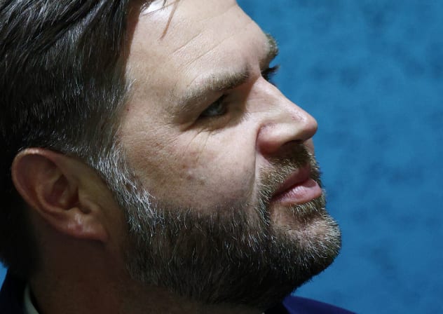 US Vice President JD Vance watches a women's preliminary round ice hockey match between the United States of America and Czech Republic at the Olympics at the Milano Rho Ice Hockey Arena, Milan, Italy. February 05, 2026.