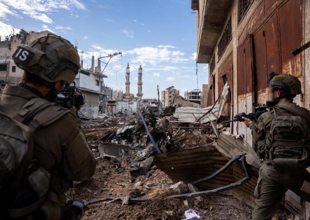 Soldiers from the IDF's 3rd Alexandroni Brigade, under the 252nd Division, operate to retrieve the remains of St.-Sgt.-Maj. Ran Gvili from northern Gaza in January, published on February 9, 2026.