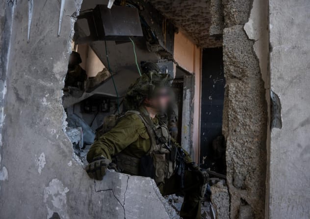Soldiers from the IDF's 3rd Alexandroni Brigade, under the 252nd Division, operate to retrieve the remains of St.-Sgt.-Maj. Ran Gvili from northern Gaza in January, published on February 9, 2026.
