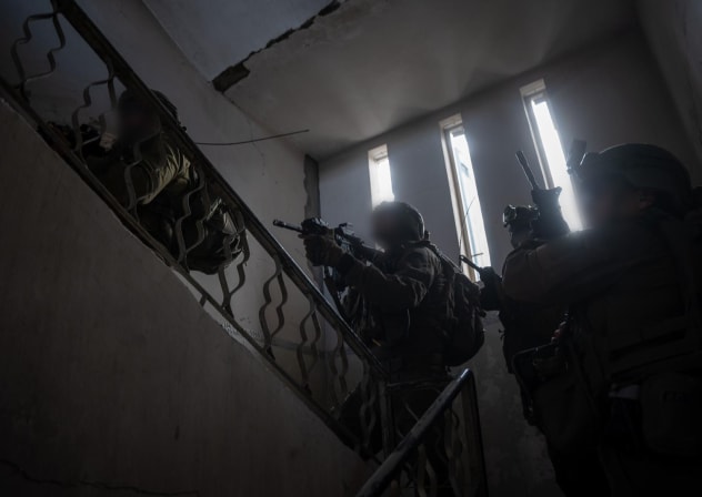 Soldiers from the IDF's 3rd Alexandroni Brigade, under the 252nd Division, operate to retrieve the remains of St.-Sgt.-Maj. Ran Gvili from northern Gaza in January, published on February 9, 2026.