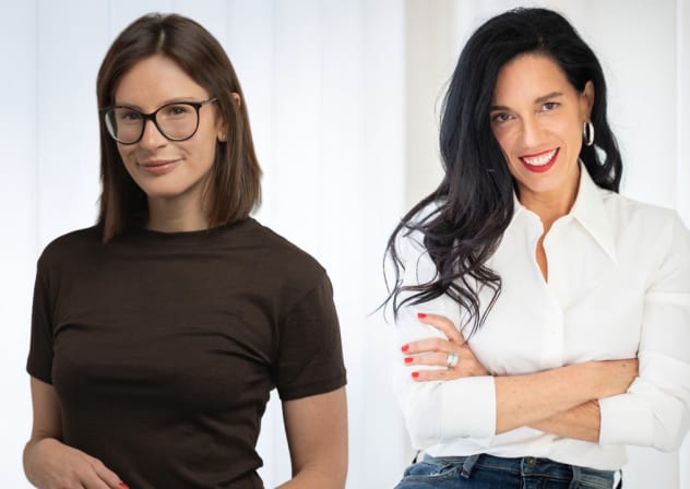 Noa Topaz, ICON’s new CEO (L) and Yasmin Lukatz, ICON'S founder and outgoing CEO (R) 