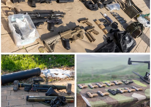 WEAPONS CONFISCATED by the police during the 'On Target' operation.