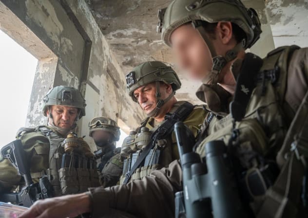 IDF Chief of Staff Lt.-Gen. Eyal Zamir conducts a situational assessment in Rafah on February 13, 2026.