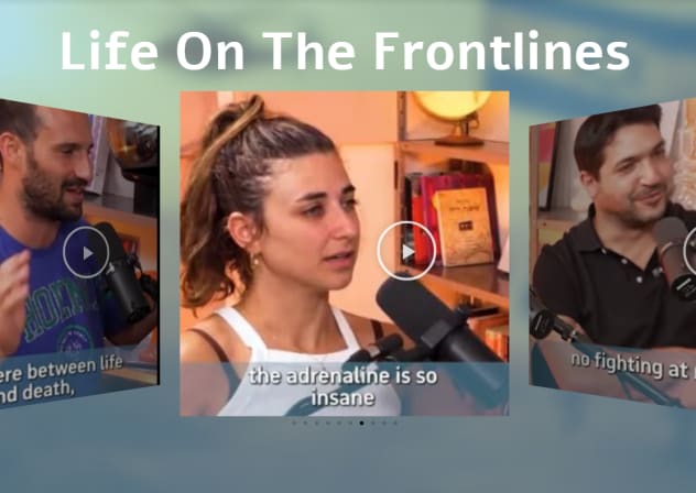 Life on the Line is a digital archive designed to document resesrvists' experiences. 