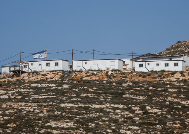 A new Israeli settlement is seen near the town of Turmus Aya, between Nablus and Ramallah, in the West Bank, February 16, 