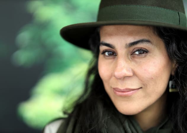 MAHNAZ MOHAMMADI poses at the "Meet the Filmmakers" event during the 15th Zurich Film Festival on October 01, 2019 in Zurich, Switzerland.