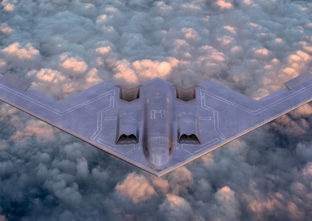 Illustrative image of a B-2 bomber.