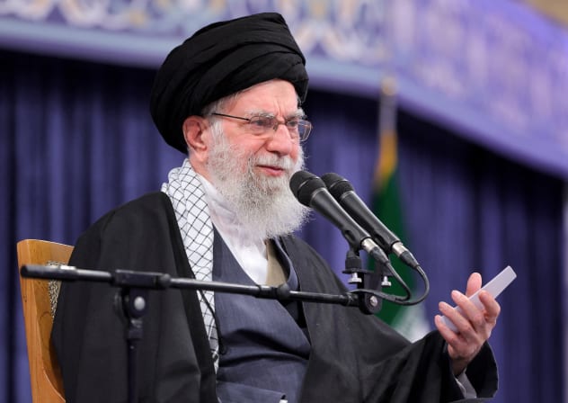 Iran's Supreme Leader Ayatollah Ali Khamenei speaks during a meeting in Tehran, Iran, February 17, 2026.