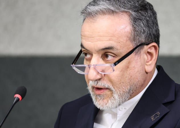 Iran's Foreign Minister Abbas Araghchi addresses a special session of the Conference on Disarmament at the United Nations, aside of US-Iran talks in Geneva, Switzerland, February 17, 2026
