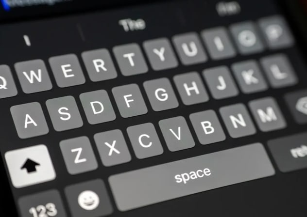iphone keyboard