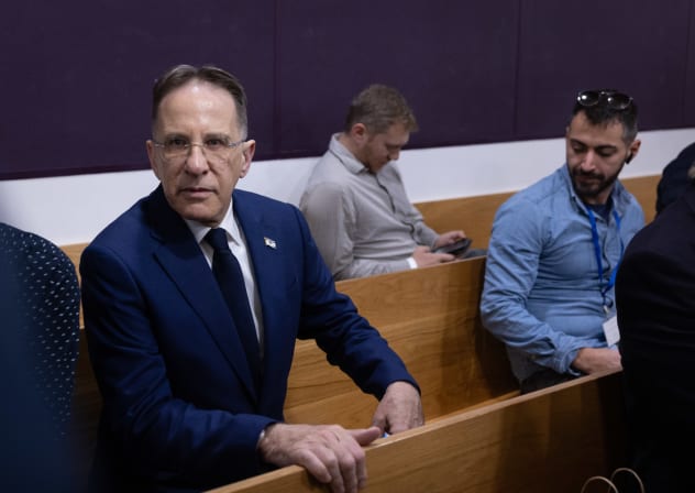 Prime Minister's Office Chief of Staff Tzachi Braverman pictured at Tel Aviv District Court, December 18, 2024; illustrative.