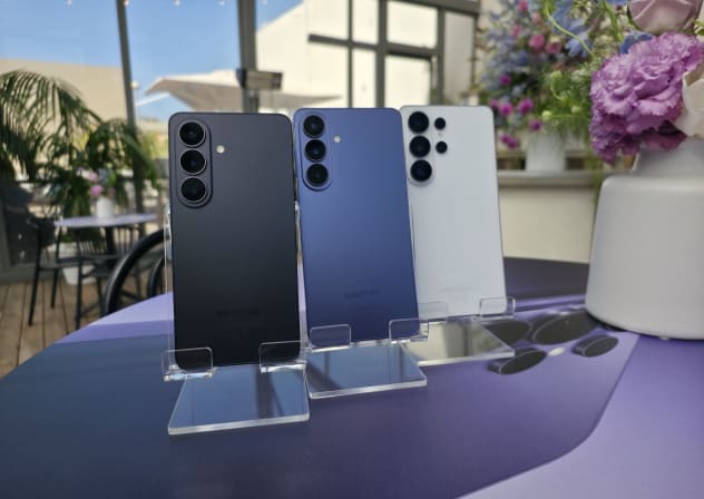 SAMSUNG'S NEW Galaxy S26, S26 Plus, and S26 Ultra.