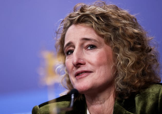 Berlin Festival Director Tricia Tuttle attends a press conference for the movie 'No Good Men' at the 76th Berlinale International Film Festival in Berlin, Germany, February 12, 2026.