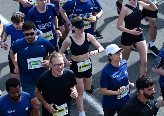 RUNNERS AT the Tel Aviv marathon, February 27, 2026.