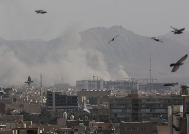 Smoke rises following an explosion, after Israel and the U.S. launched strikes on Iran, in Tehran, Iran, February 28, 2026.