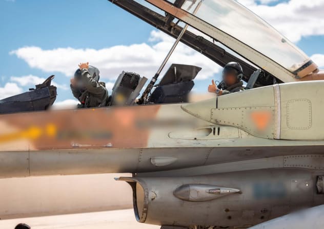 Israeli Air Force fighter pilots prepare to strike Iran, February 28, 2026
