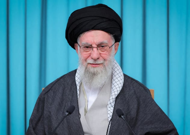 IRAN'S SUPREME Leader Ayatollah Ali Khamenei speaks during a televised speech in Tehran, Iran, September 23, 2025. 