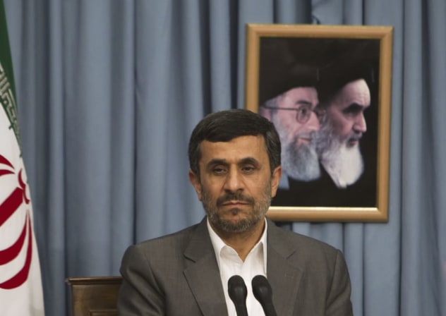 El entonces presidente iraní Mahmoud Ahmedinejad fotografiado en Teherán en 2011; ilustrativo. 