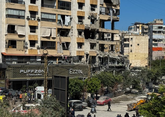 Aftermath of Israeli strikes following an escalation between Hezbollah and Israel amid the US-Israel conflict with Iran, Lebanon, March 2, 2026