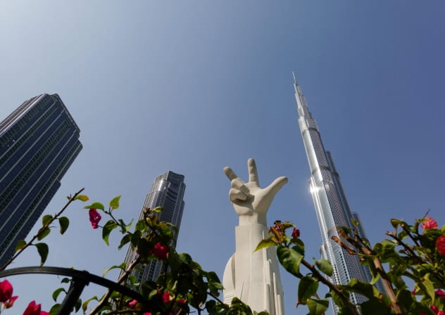  A view of Burj Khalifa, after an Iranian attack, following United States and Israel strikes on Iran, in Dubai, United Arab Emirates, March 1, 2026