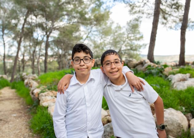 Bar Mitzvah boys the day before all the excitement begins.