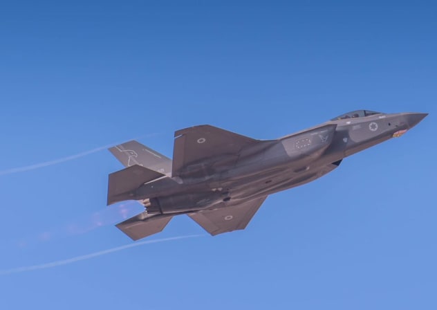 An IAF F-35 participates in Operation Roaring Lion, March 5, 2026.