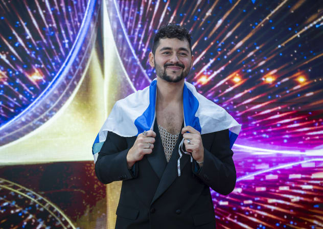 Noam Bettan, winner of the reality show "The Next Star" poses for a picture after winning the final in Neve Ilan, near Jerusalem, January 21, 2026.