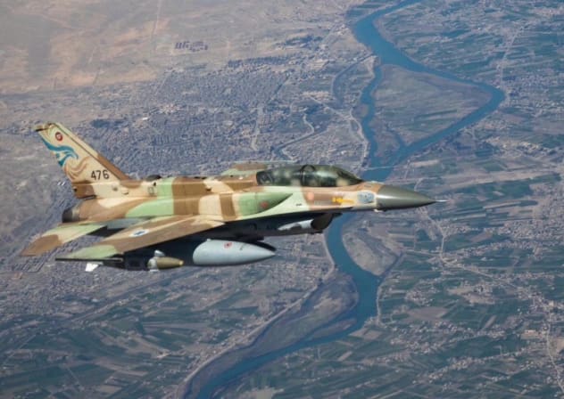 An Israel Air Force fighter jet on the way to strike targets in Iran on March 4, 2026.