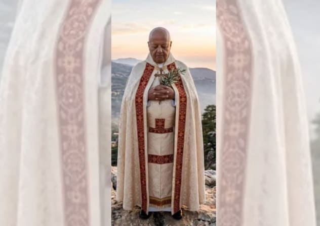 Maronite Father Pierre al-Raei, in an undated picture.