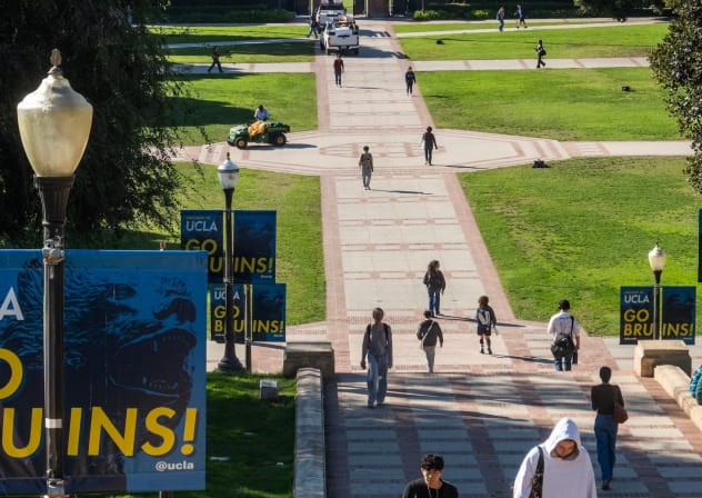 The UCLA campus seen Nov. 19, 2025.