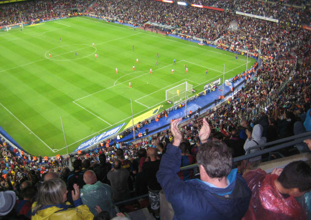 Atletico Madrid on the  pitch. Illustration. 