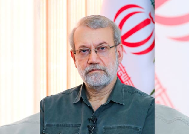 Senior Iranian official Ali Larijani, pictured August 2025.