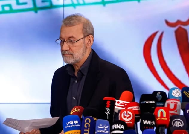 Ali Larijani, alto cargo iraní, en una intervención en mayo de 2024; imagen ilustrativa. 