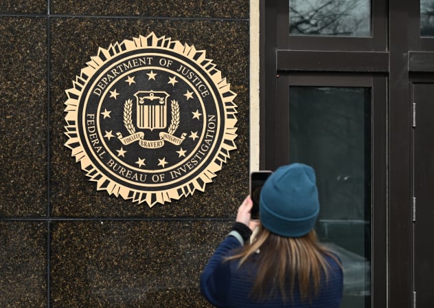 A view of the J. Edgar Hoover Building, which served as the headquarters building for the Federal Bureau of Investigation (FBI) since 1975, in Washington, DC, on February 6, 2026.