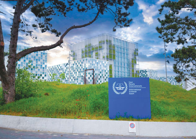 The International Criminal Court at The Hague.