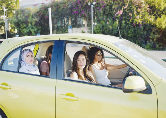 Four young Arab-Israeli women making their way through mainstream Israeli society.